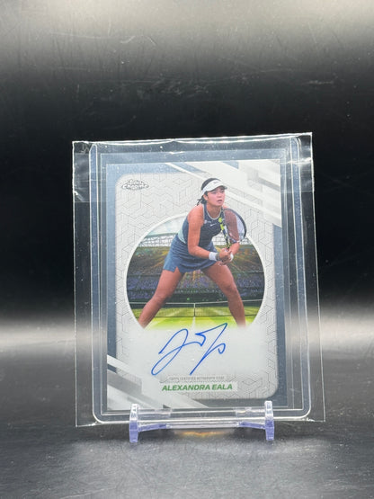 2026 Topps Chrome Tennis Alexandra Eala Auto