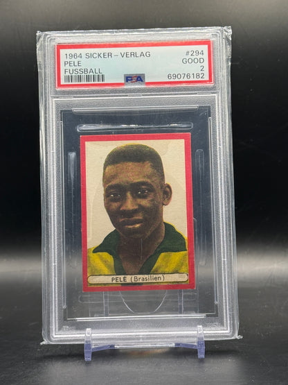 1964 Sicker Verlag Sticker Pelè Brasilien PSA 2 69076182