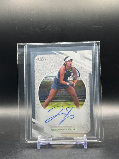 2026 Topps Chrome Tennis Alexandra Eala Auto