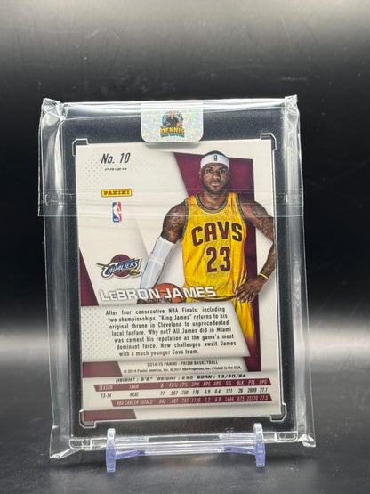 2014-15 Panini Prizm NBA LeBron James Cleveland Cavaliers Silver