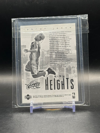 2003 Upper Deck Redemption Special LeBron James Cleveland Cavaliers City Heights