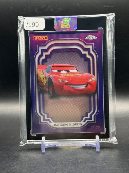 2024 Topps Chrome Disney Lightning McQueen Purple 171/199
