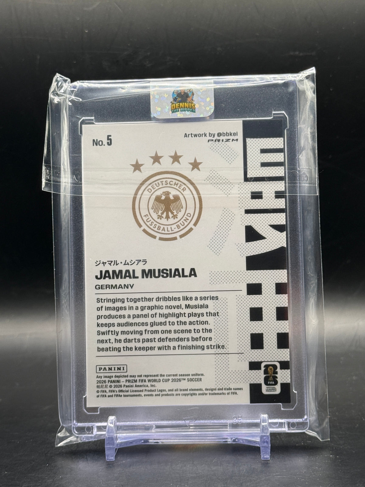 2026 Panini Prizm FIFA World Cup Jamal Musiala Germany Manga