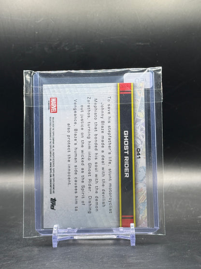 2026 Topps Chrome Marvel Ghost Rider Gold Geometric 06/50