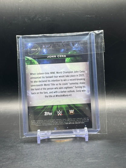 2026 Topps Chrome Cosmic WWE John Cena Planetary Earth