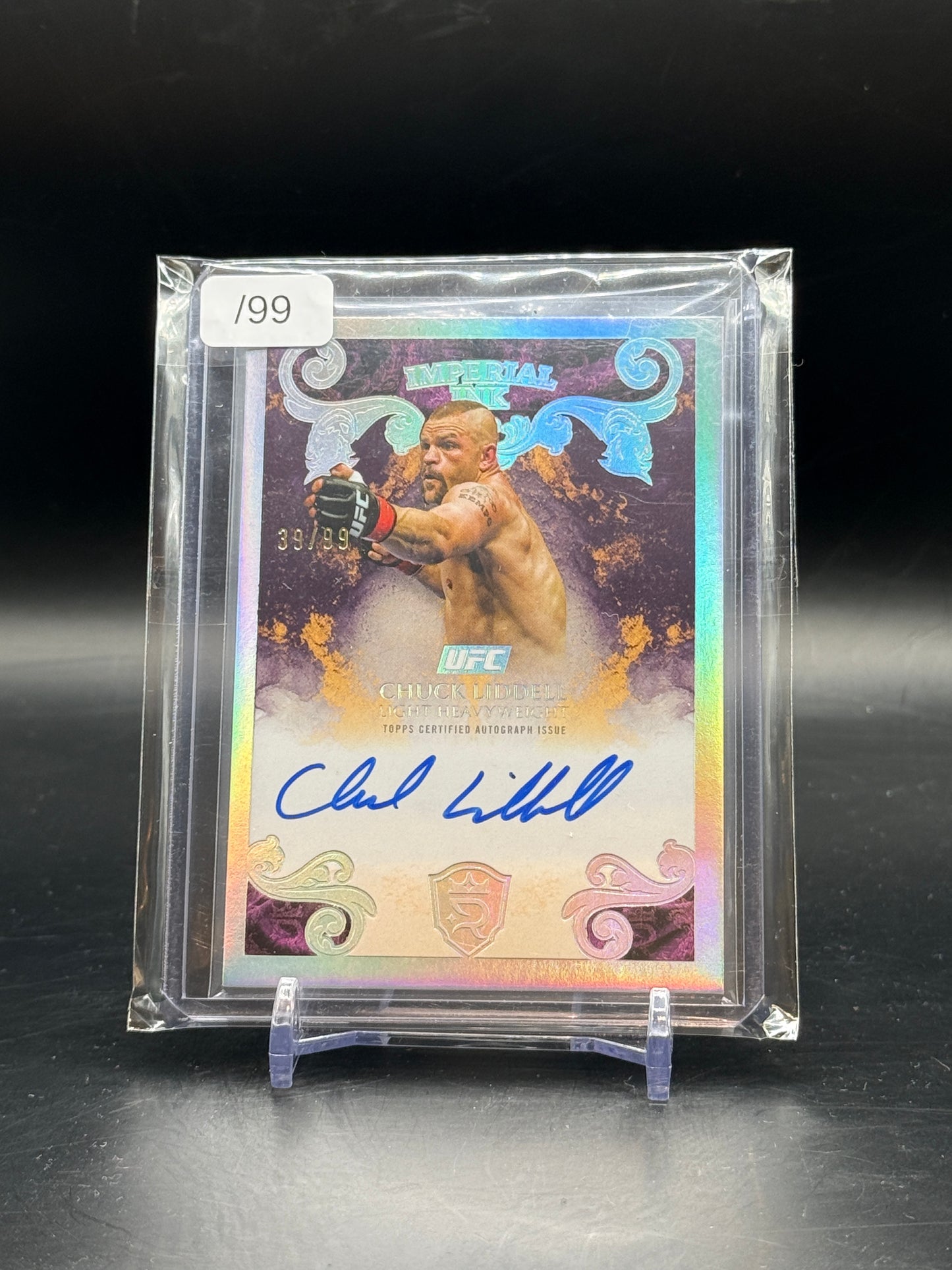 2025 Topps Royalty Collection UFC Chuck Liddell Auto 39/99