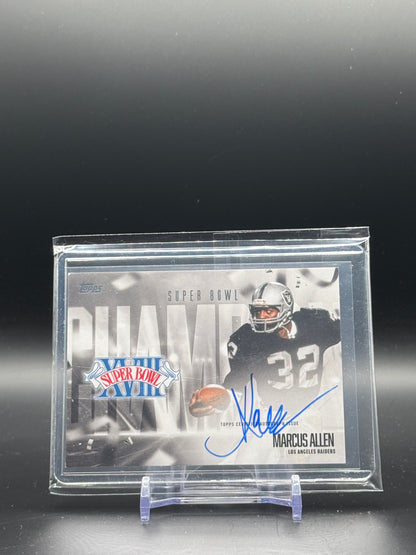 2026 Topps Flagship NFL Marcus Allen Los Angeles Raiders Super Bowl Auto
