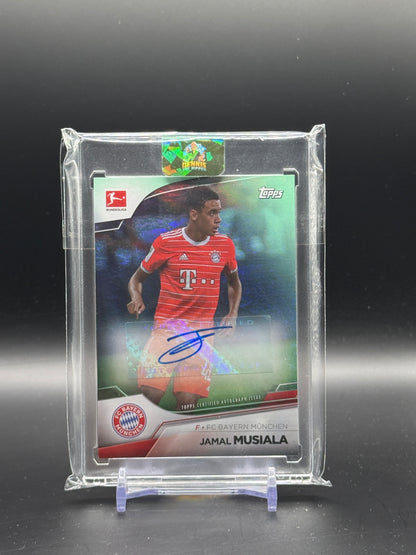 2022-23 Topps Jade Bundesliga Jamal Musiala FC Bayern München Auto
