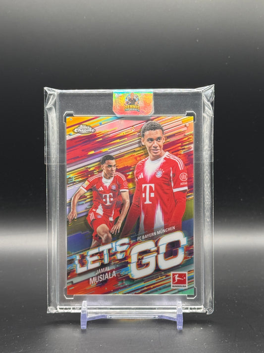 2025-26 Topps Chrome Bundesliga Jamal Musiala FC Bayern München Let´s Go