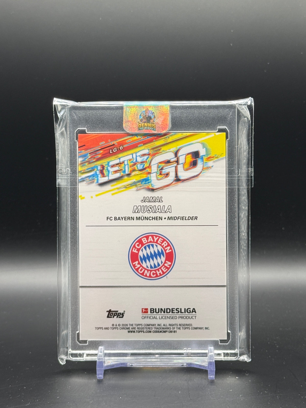 2025-26 Topps Chrome Bundesliga Jamal Musiala FC Bayern München Let´s Go
