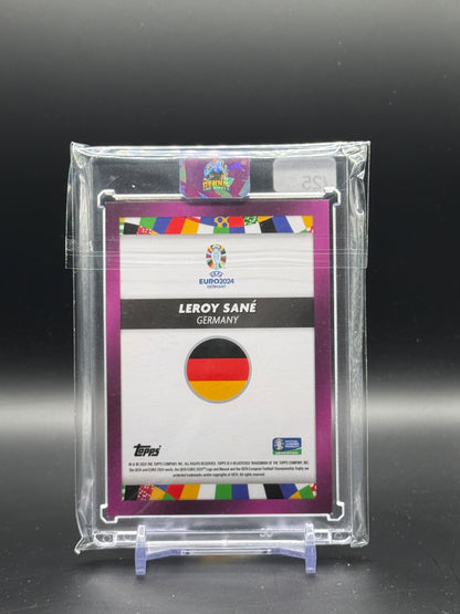 2024 Topps Chrome UEFA Euro 2024 Leroy Sane Germany Purple Auto 25/25