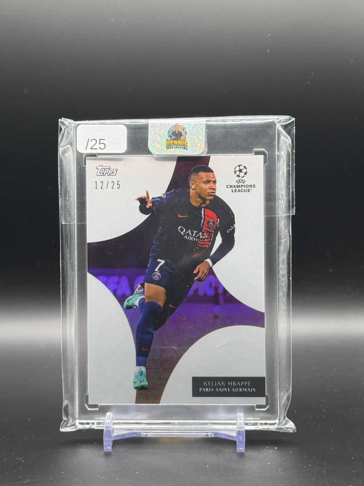 2024-25 Topps Simplicdad UCC Kylian Mbappe Paris Saint-Germain Pink 12/25