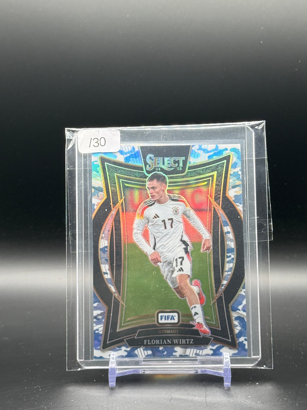2024-25 Panini Select Fifa Soccer Florian Wirtz Germany Winter Camo 01/30