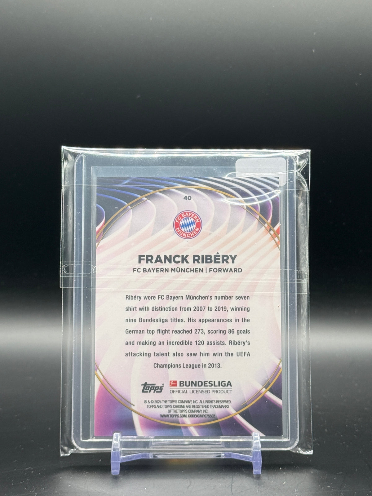 2024-25 Topps 60 Years Bundesliga Franck Ribery FC Bayern München 22/60