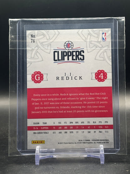 2017 Panini Excalibur NBA J.J. Redick Los Angeles Clippers Diamonds 10