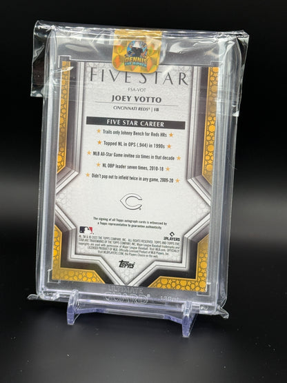 2023 Topps Five Star MLB Joey Votto Cincinnati Reds Auto