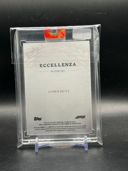 2025 Topps Eccellenza F1 James Hunt Supremo 5/5