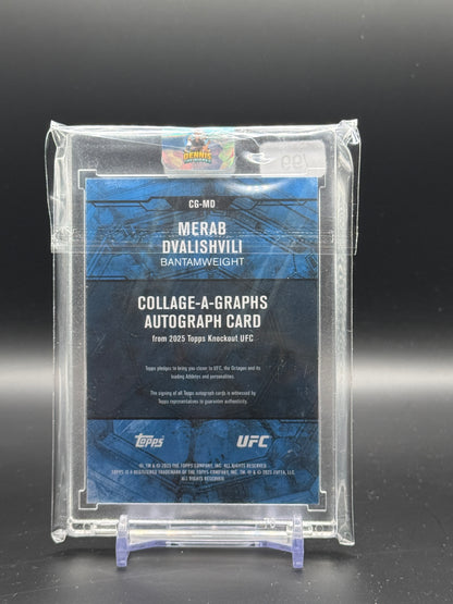 2025 Topps Knockout UFC Merab Dvalishvili Collage-A-Graphs Auto 60/99