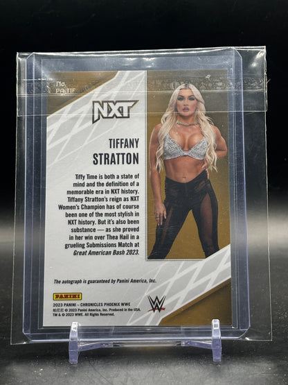 2023 Panini Chronicles Phoenix WWE Tiffany Stratton Auto
