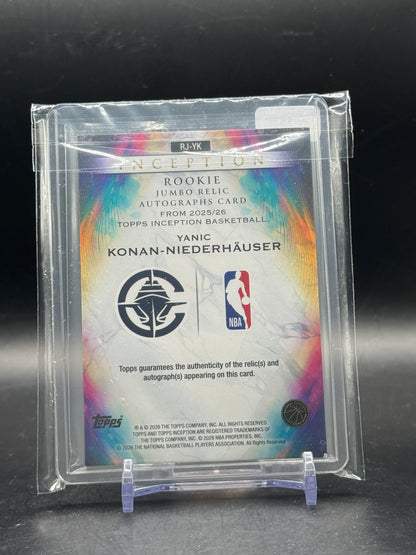 2025-26 Topps Inception NBA Yanic Konan-Niederhäuser Los Angeles Clippers Patch Auto 31/75