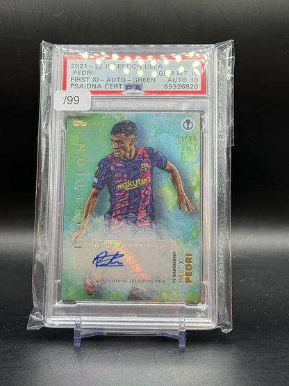 2021/22 Topps Inception UEFA Pedri Auto 93/99 PSA 10 / 69326820