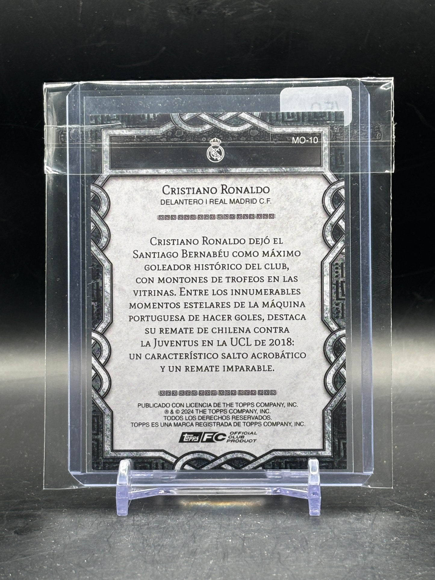 2023-24 Topps Real Madrid Cristiano Ronaldo MO-10 27/50