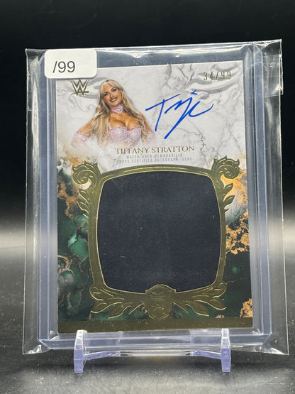 2025 Topps Royalty WWE Tiffany Stratton Patch Auto 34/99
