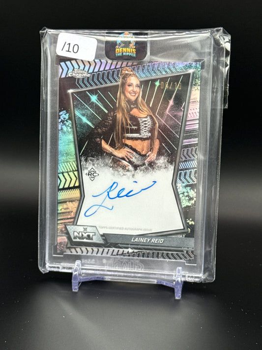 2026 Toops Chrome WWE Lainey Reid NXT Auto 08/10