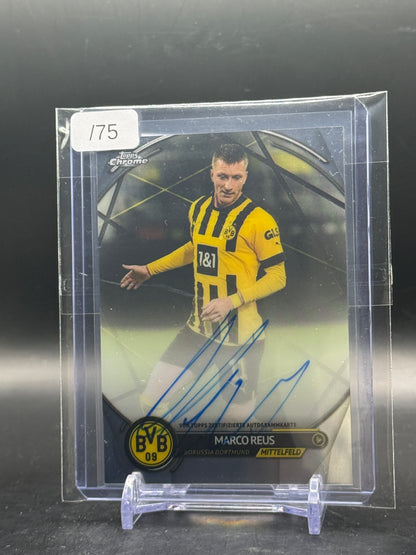 2022-23 Topps Chrome Borussia Dortmund Marco Reus Auto 09/75