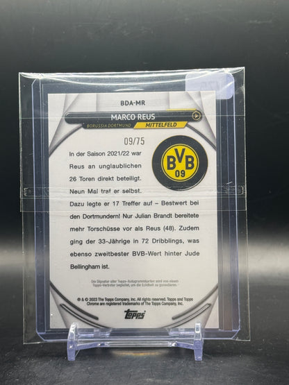 2022-23 Topps Chrome Borussia Dortmund Marco Reus Auto 09/75