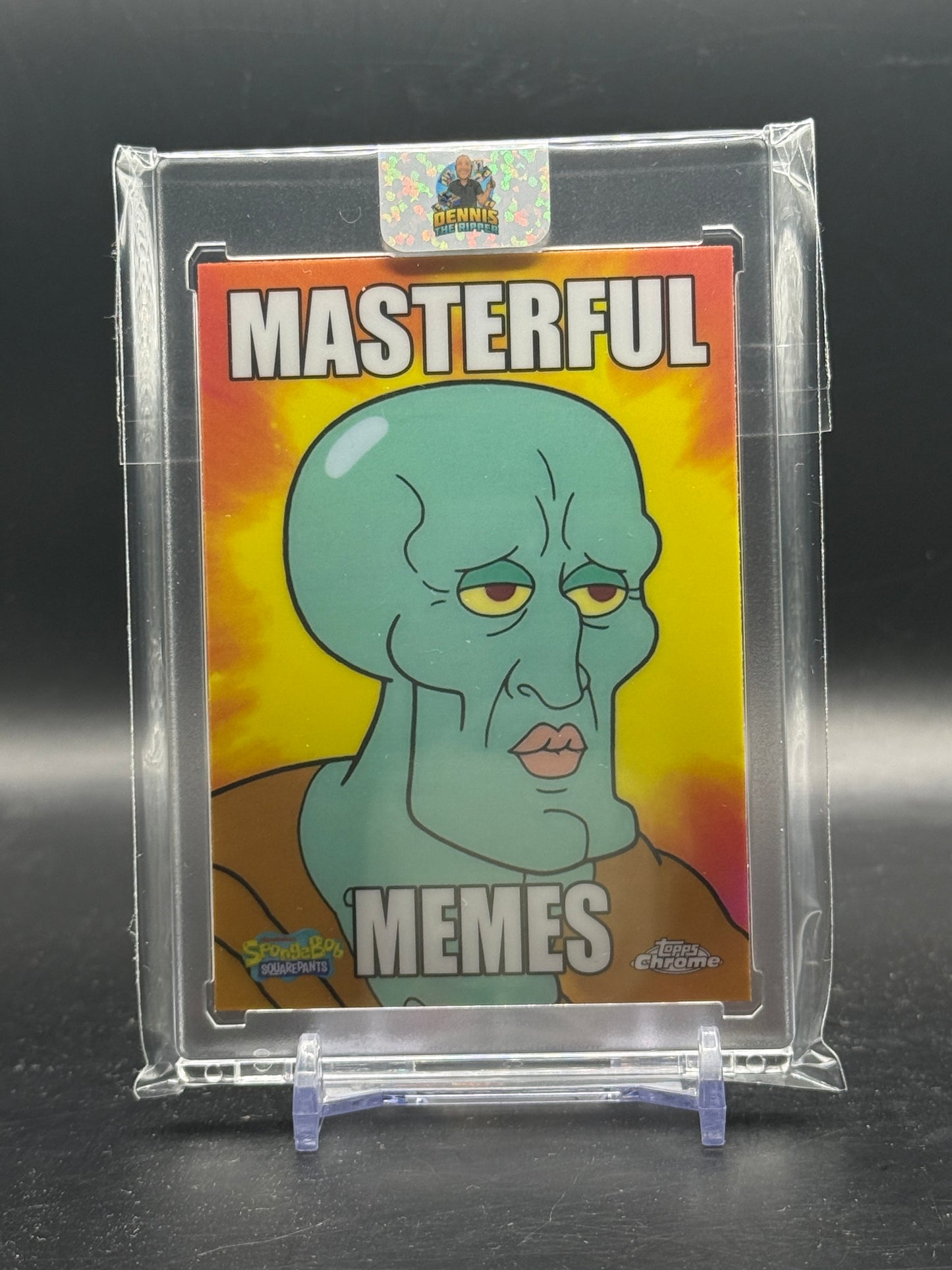 2025 Topps Chrome Spongebob Handsome Squidward Masterful Memes