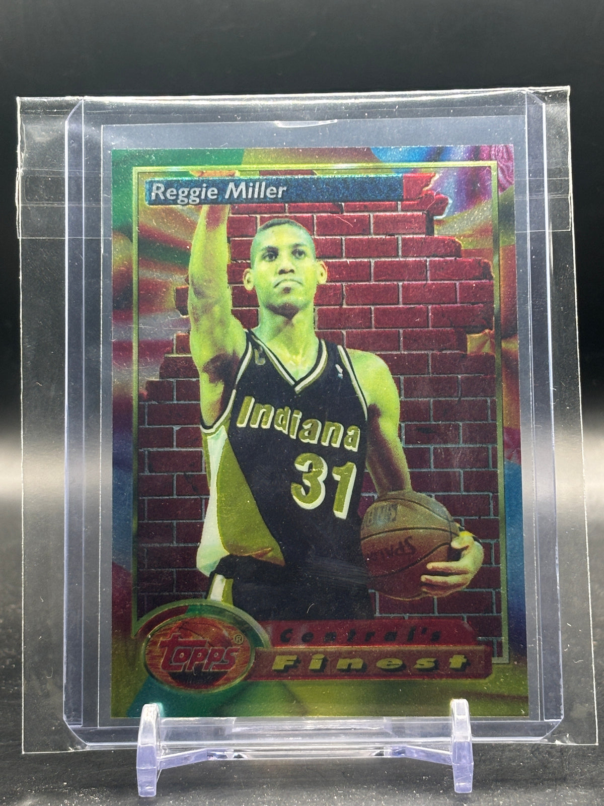 1994 Topps Finest NBA Reggie Miller Indiana Pacers #106