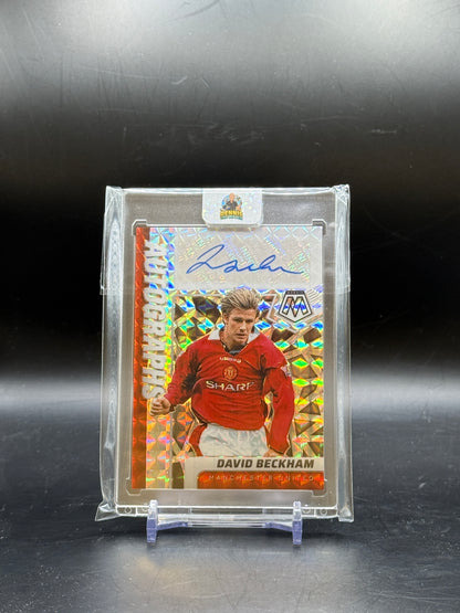 2021-22 Panini Mosaic Premier League David Beckham Manchester United Auto