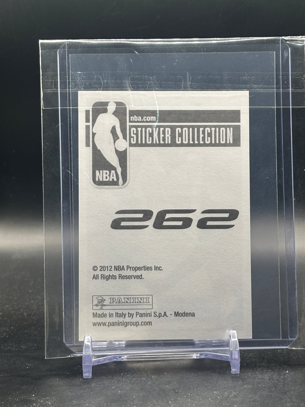 2012 Panini Sticker Collection NBA LeBron James Miami Heat 2011-12 NGA MVP Nr. 262