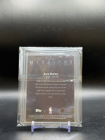 2025-26 Topps Midnight NBA Ace Bailey Utah Jazz Twilight
