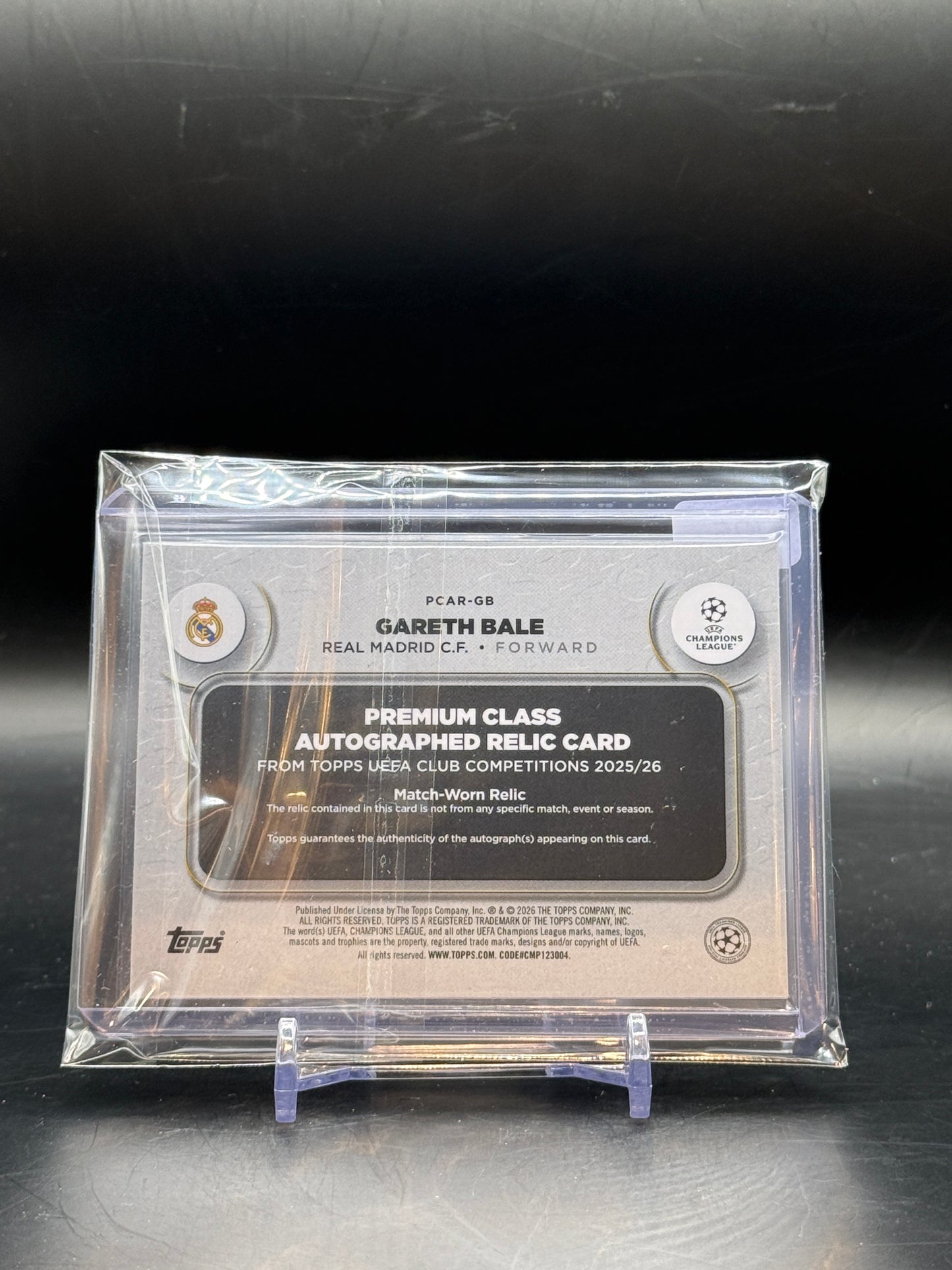 2025-26 Topps Uefa Club Competitions Gareth Bale 9/25