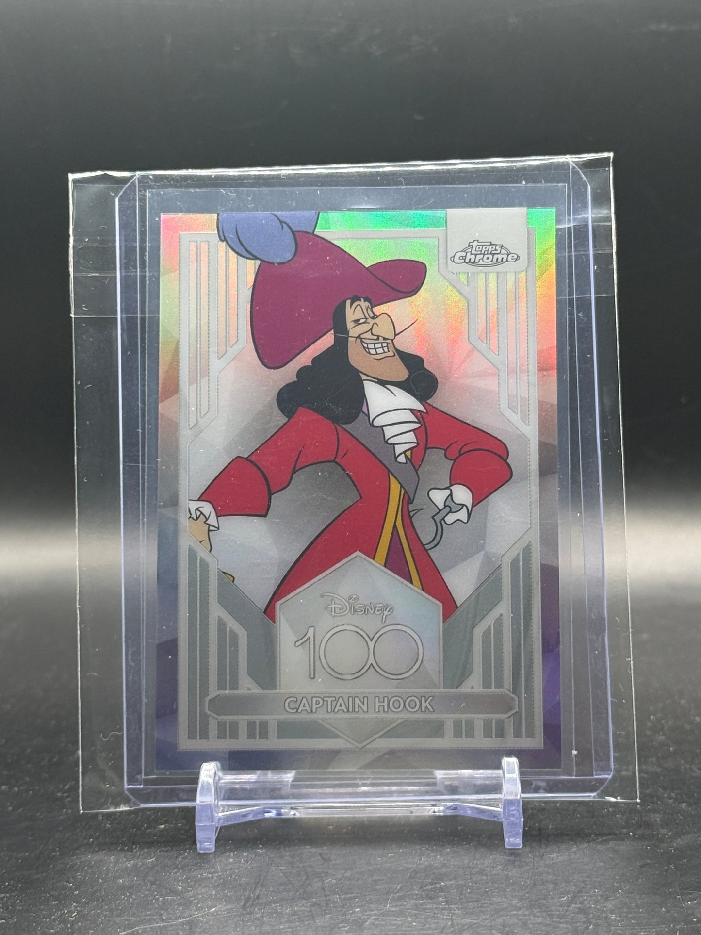 2023 Topps Chrome Disney Captain Hook Refractor