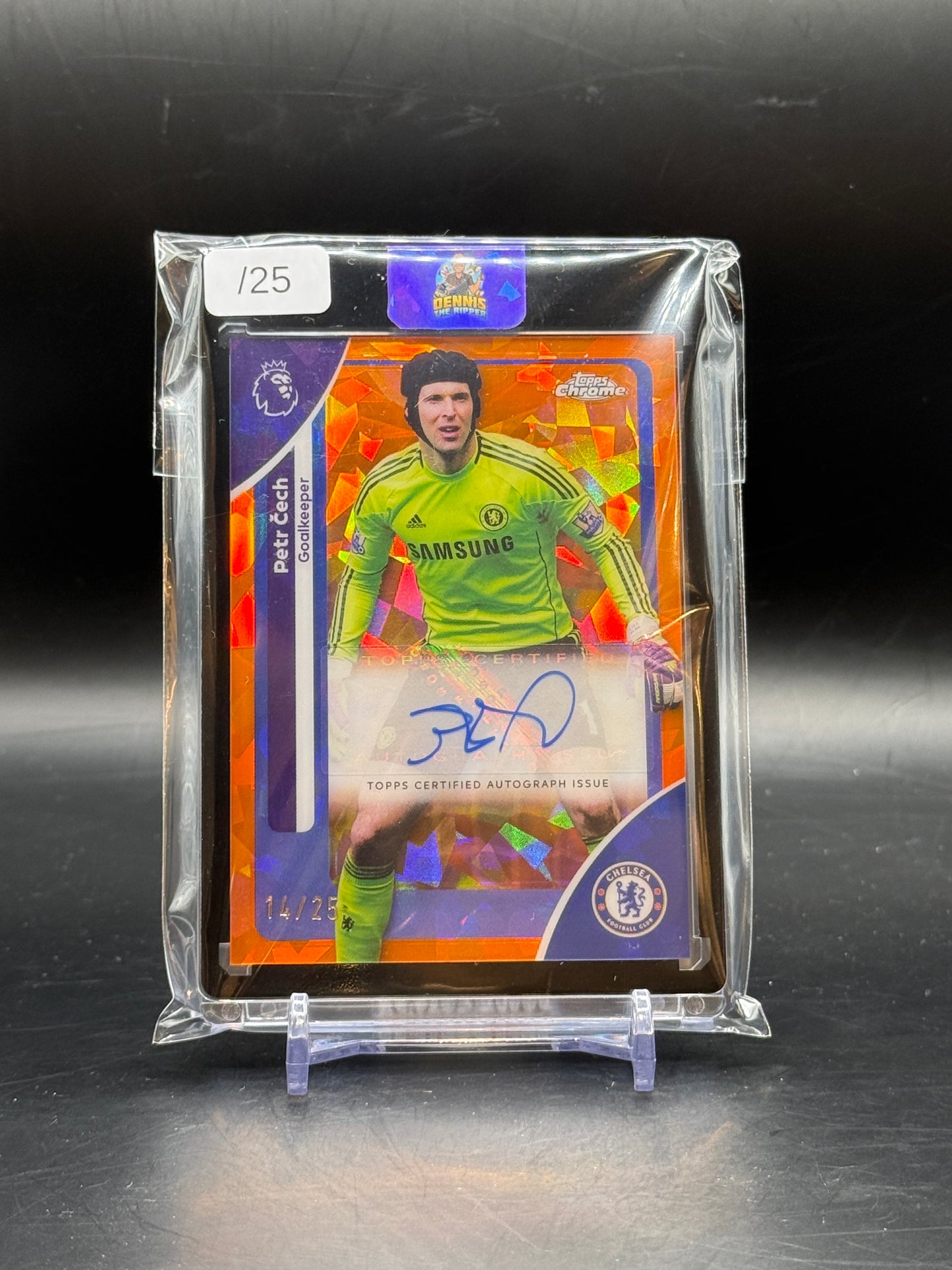 2026 Topps Chrome Premier League Petr Cech Auto 14/25