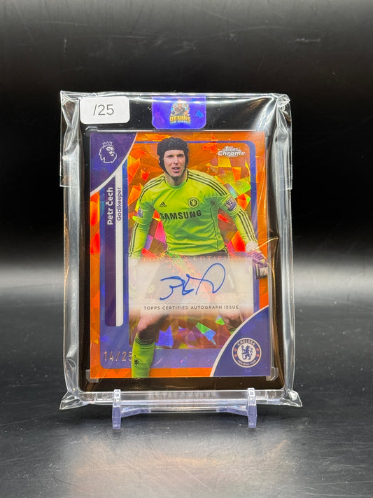 2026 Topps Chrome Premier League Petr Cech Auto 14/25