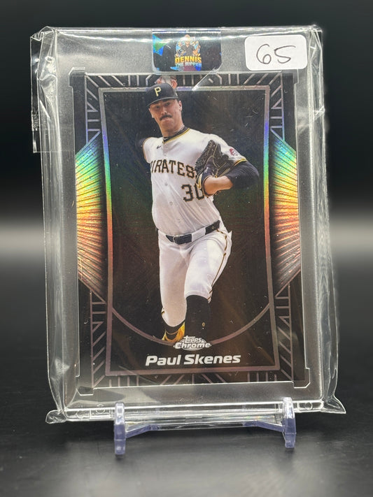 2025 Topps Chrome Paul Skenes Pittsburgh Pirates Shadow Etch SP