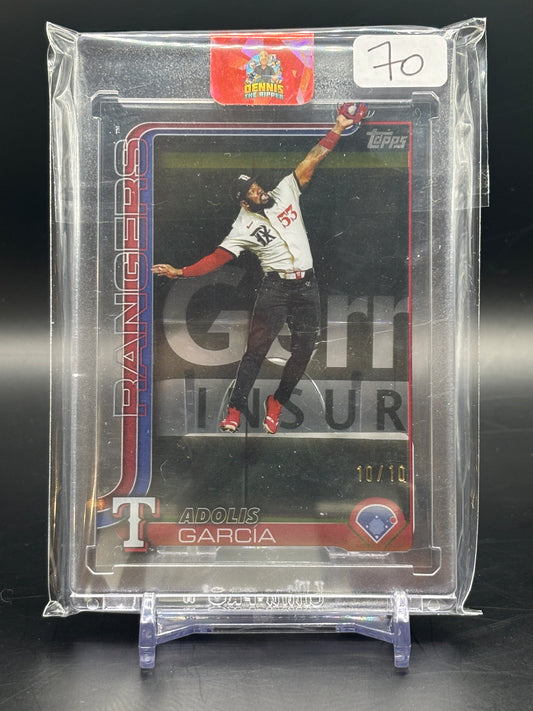 2024/25 Topps Series One Adolis Garcia Clear Acetate 10/10