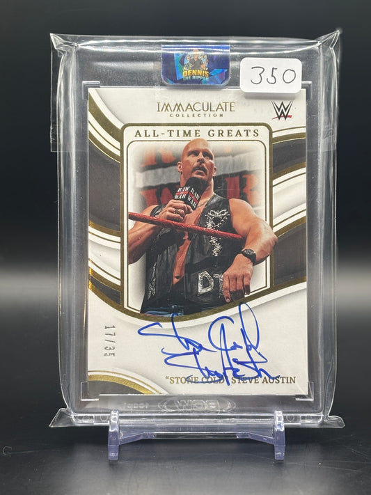 2023 Panini Immaculate „Stone Cold“ Steve Austin /35 Auto