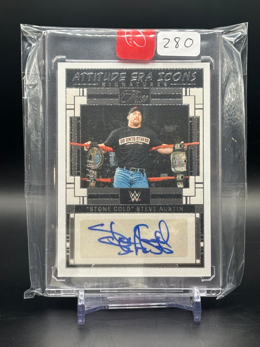 2024 Panini Three Count "Stone Cold" Steve Austin Auto /25