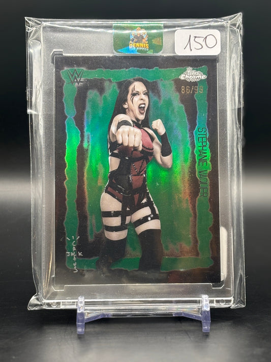 2025 Topps Chrome WWE Cactus Jack Stephanie Vaquer 86/99