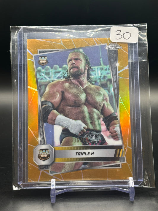 2025 Topps Chrome WWE Triple H / 06/50