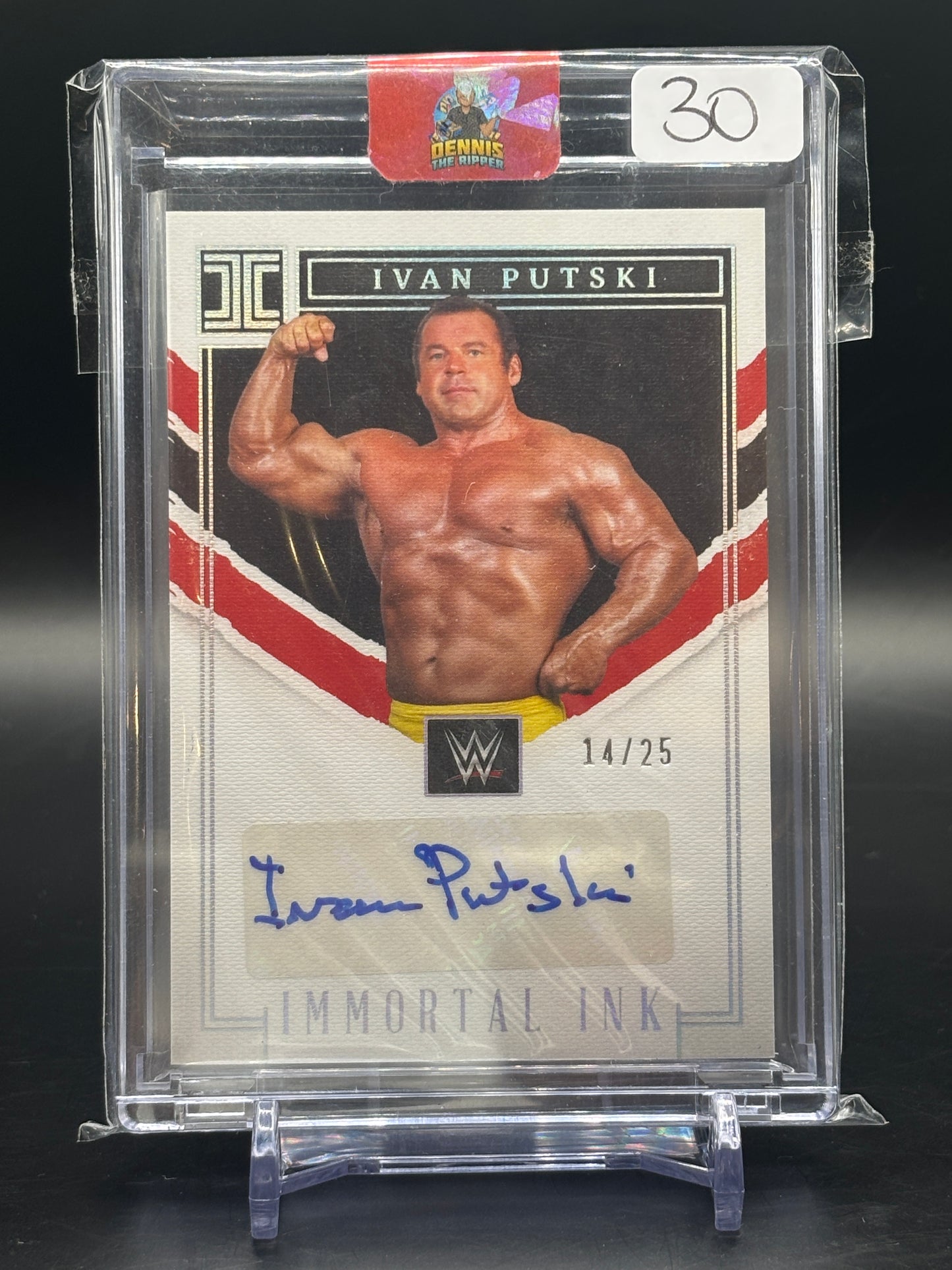 2023 Panini Impeccable WWE Impeccable Ivan Putski Auto / 14/25