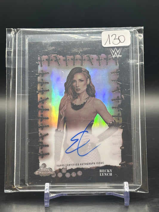 2024/2025 Topps Chrome WWE Cactus Jack Becky Lynch Auto