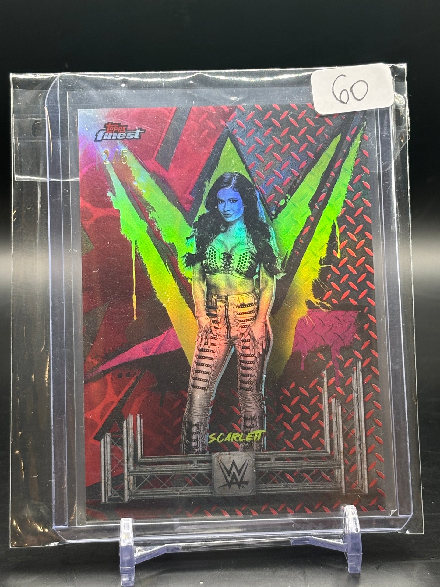 2025 Topps Finest Scarlett Red 2/5