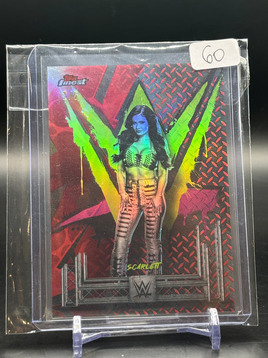 2025 Topps Finest Scarlett Red 2/5