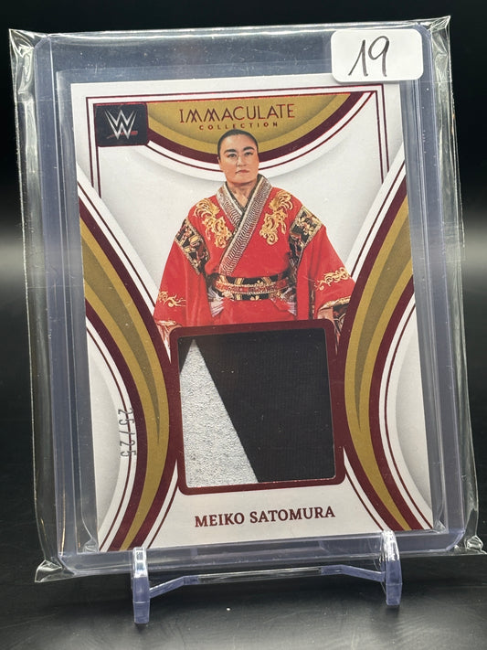 2023 Panini Immaculate Collection WWE Meiko Satomura Patch 25/25
